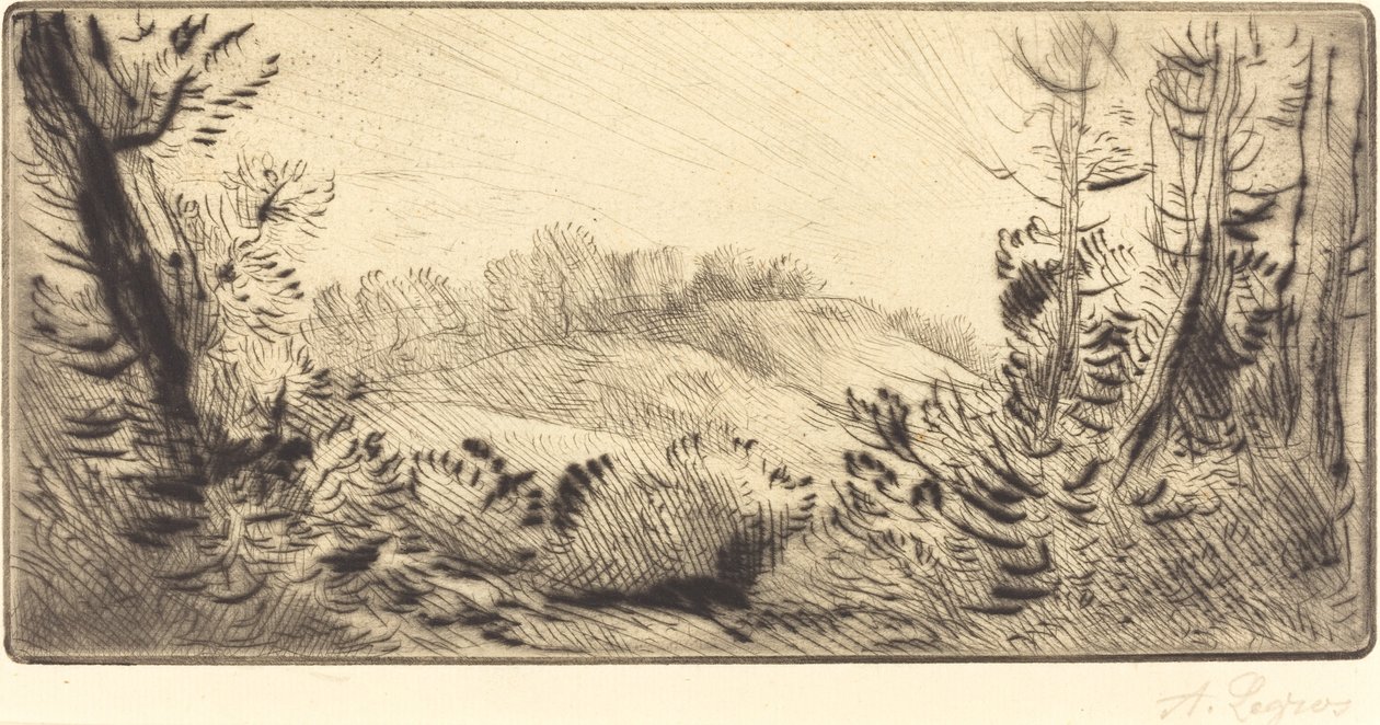 小山 作者 阿方斯·莱格罗斯（Alphonse Legros）