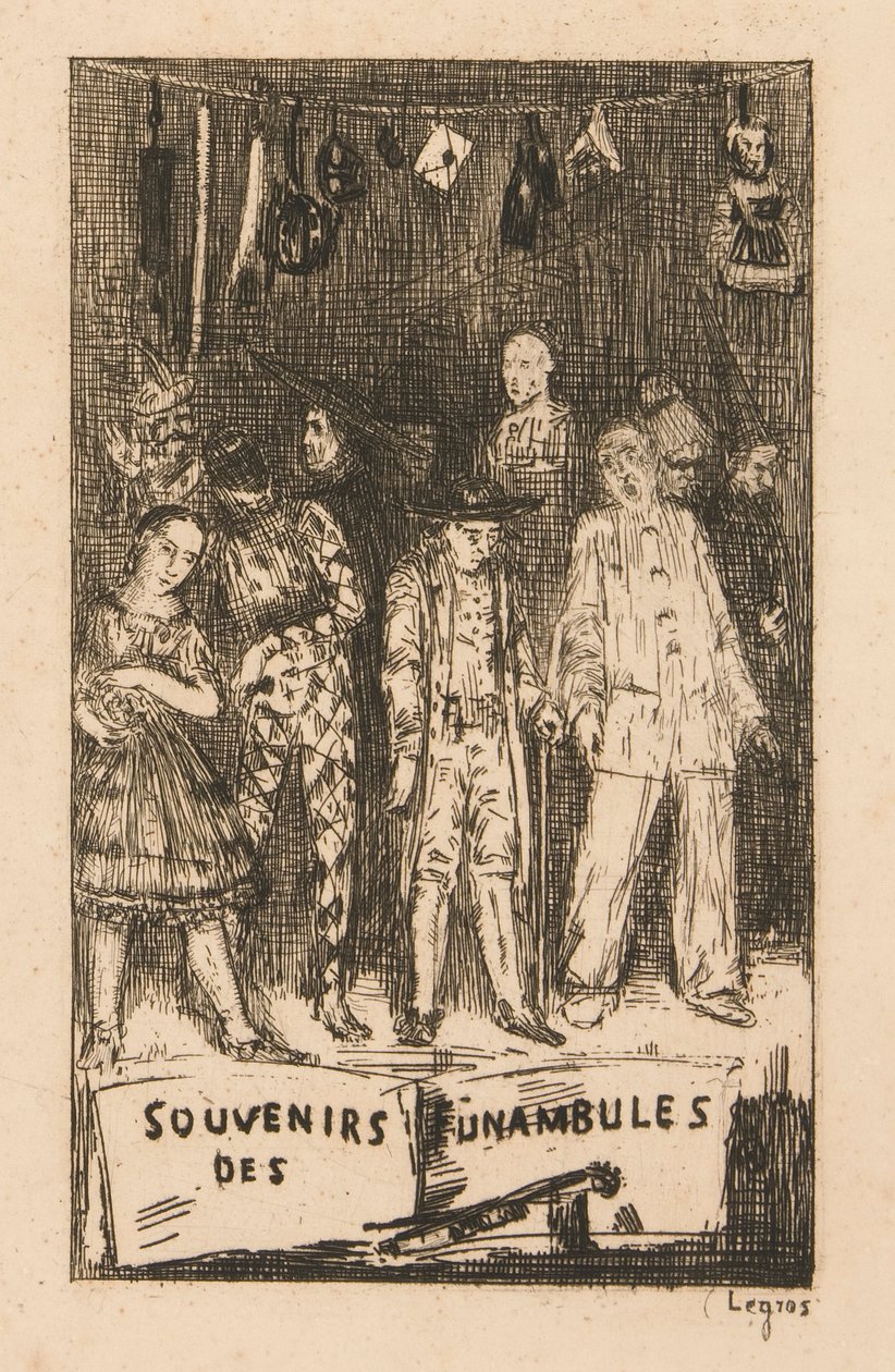 Funambules 回忆录 作者 阿方斯·莱格罗斯（Alphonse Legros）
