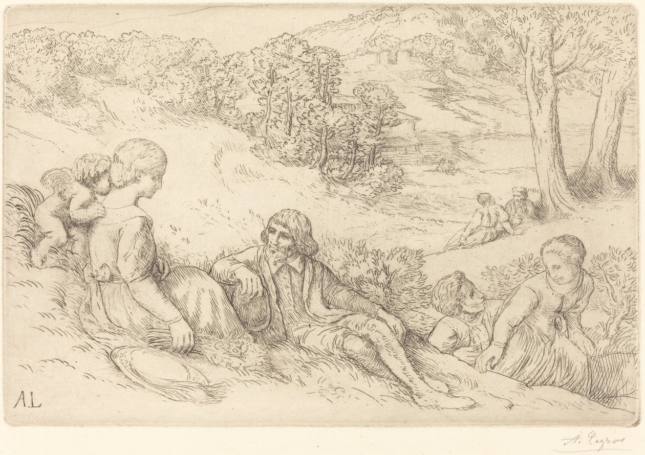 春天 (Le printemps) 作者 阿方斯·莱格罗斯（Alphonse Legros）