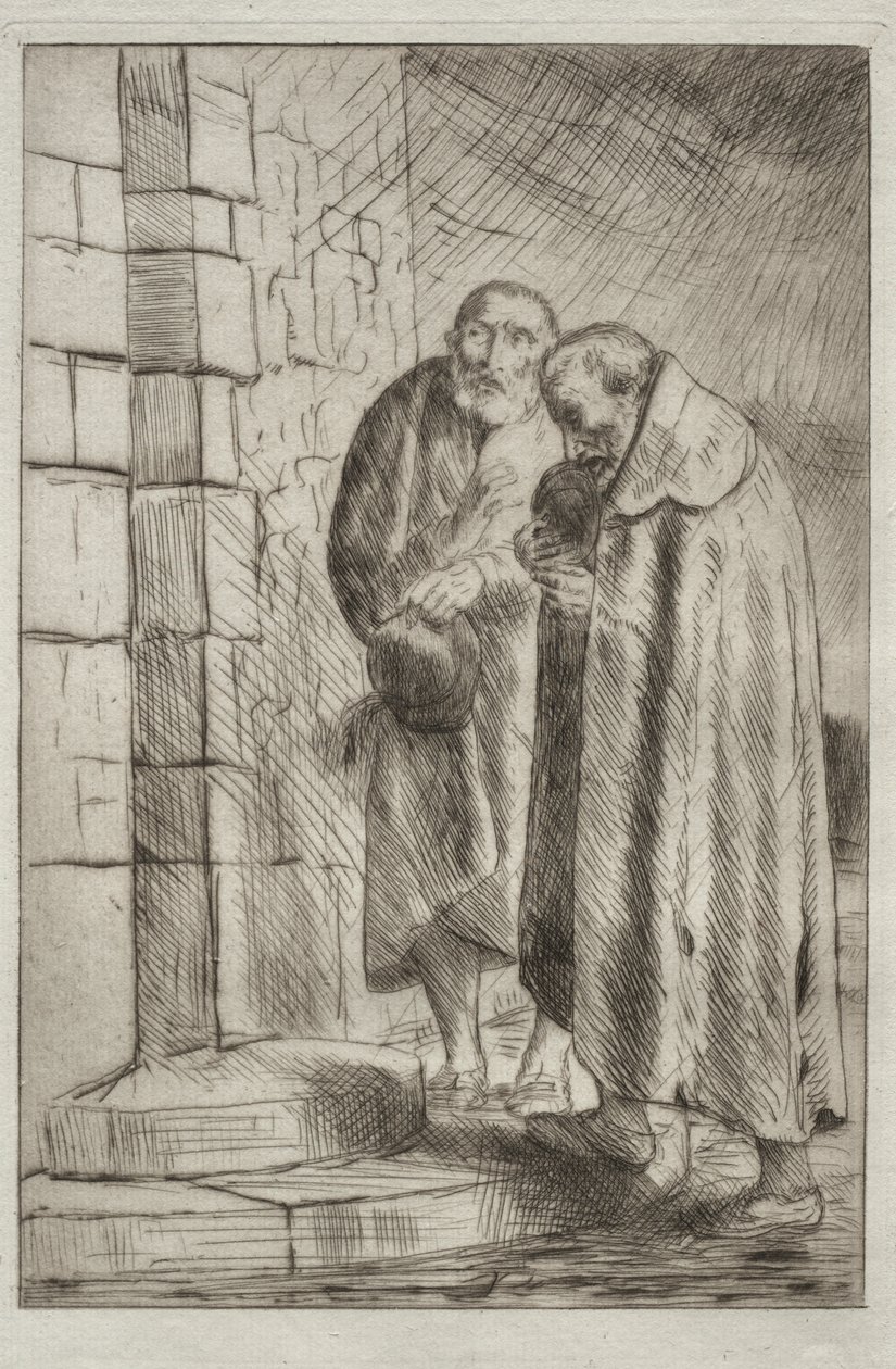 理查德先生家门口的圣彼得和圣保罗 作者 阿方斯·莱格罗斯（Alphonse Legros）
