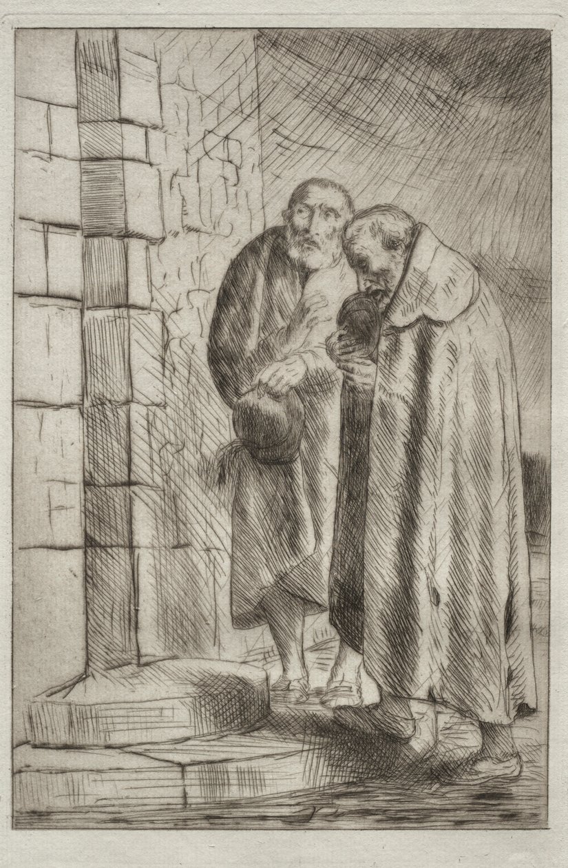 理查德先生门口的圣皮埃尔和圣保罗。 作者 阿方斯·莱格罗斯（Alphonse Legros）