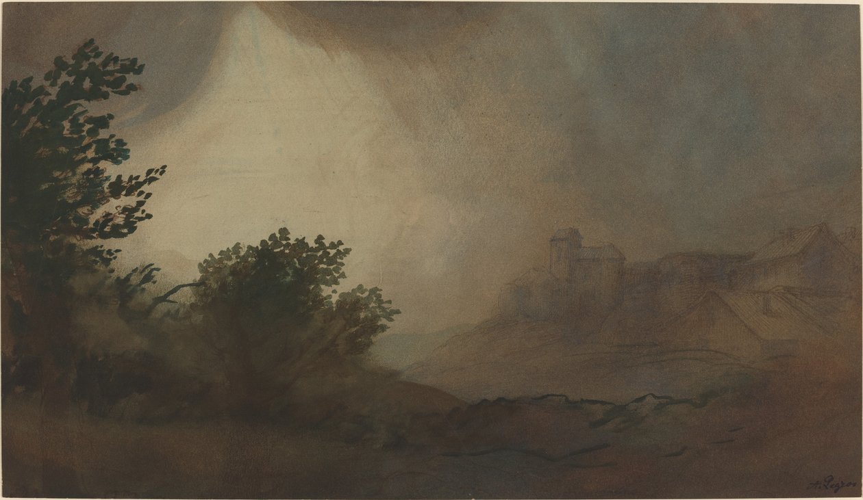 风暴 作者 阿方斯·莱格罗斯（Alphonse Legros）
