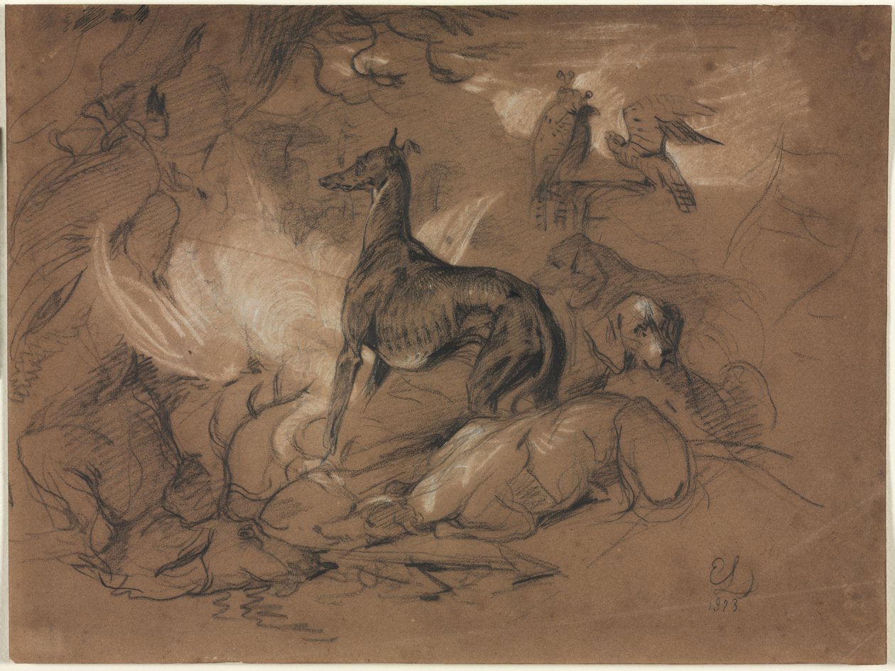 动物研究 作者 阿方斯·莱格罗斯（Alphonse Legros）