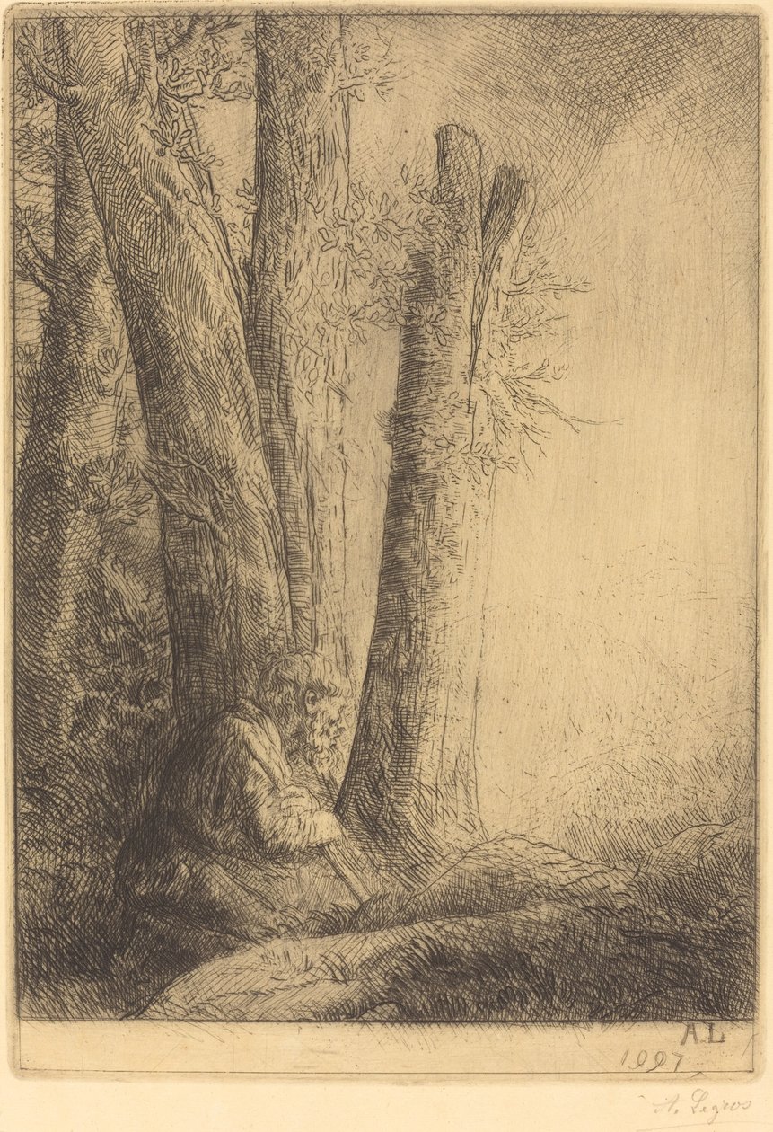 为浪子的研究 作者 阿方斯·莱格罗斯（Alphonse Legros）