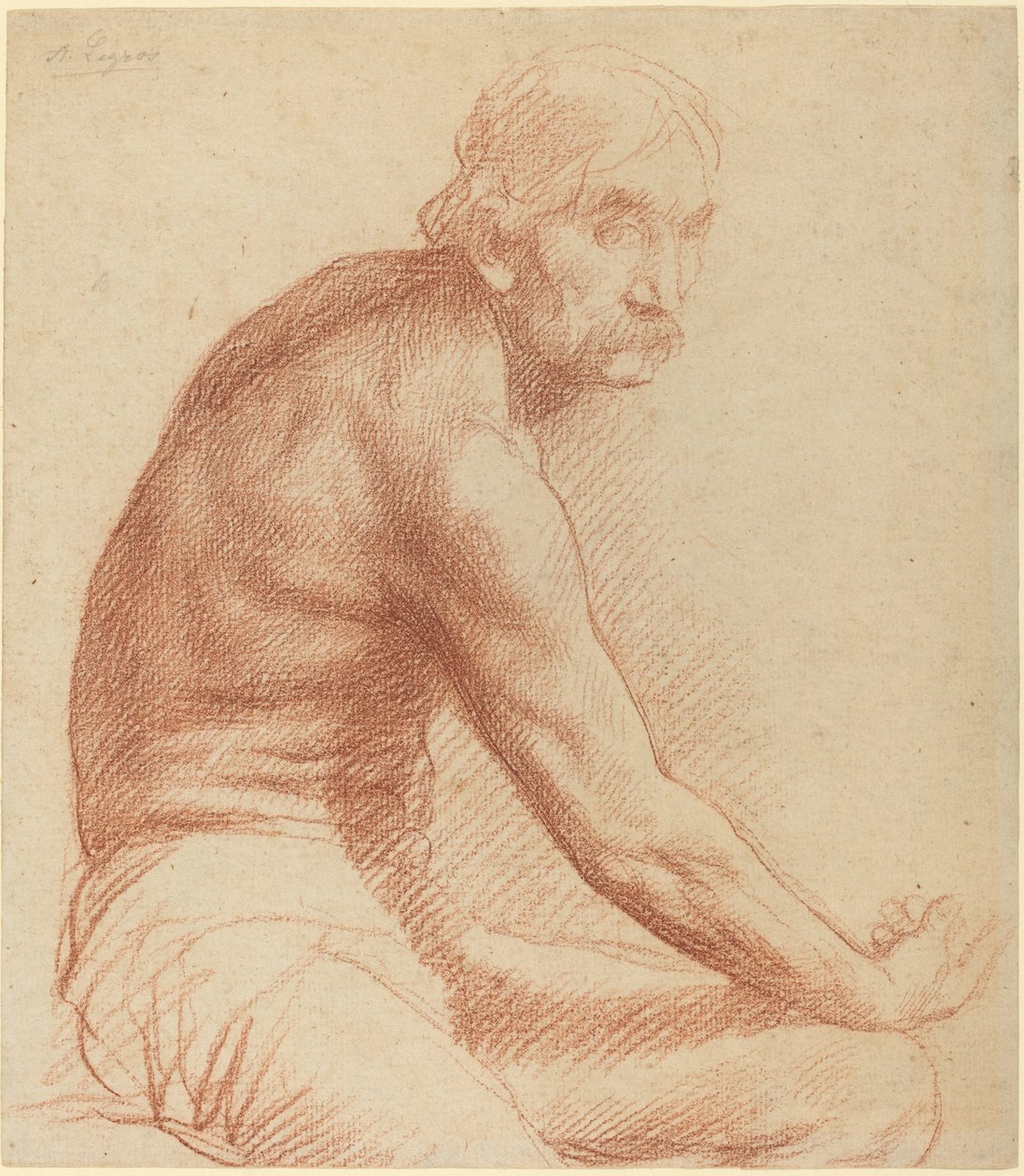 对一个希腊人的研究。 作者 阿方斯·莱格罗斯（Alphonse Legros）