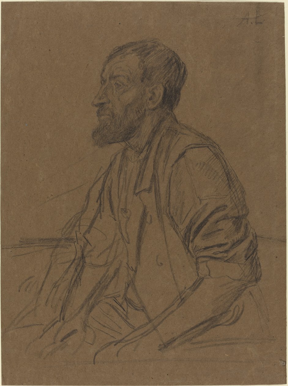 一个工人的研究 作者 阿方斯·莱格罗斯（Alphonse Legros）