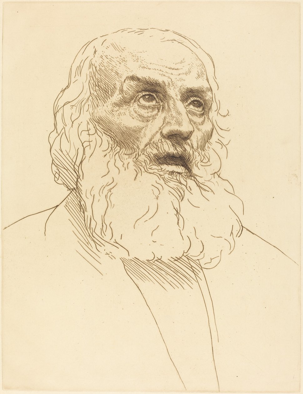 老人研究 作者 阿方斯·莱格罗斯（Alphonse Legros）