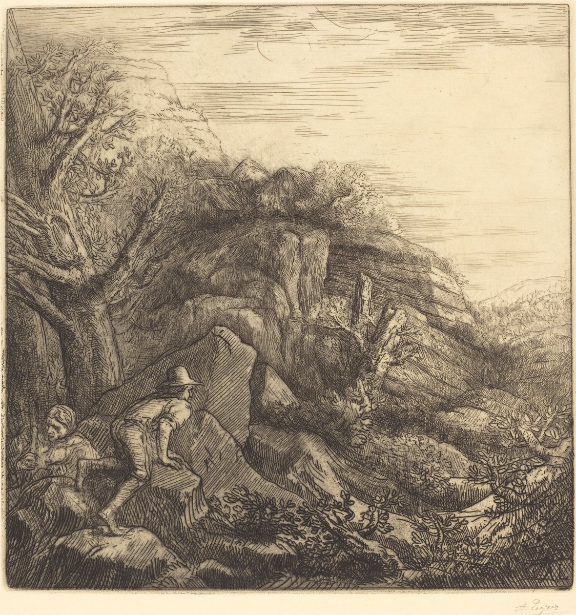 日出 作者 阿方斯·莱格罗斯（Alphonse Legros）