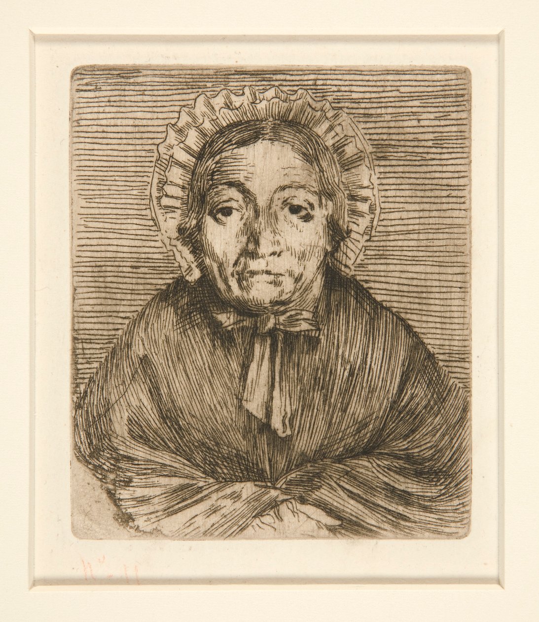 老妇人之头 作者 阿方斯·莱格罗斯（Alphonse Legros）