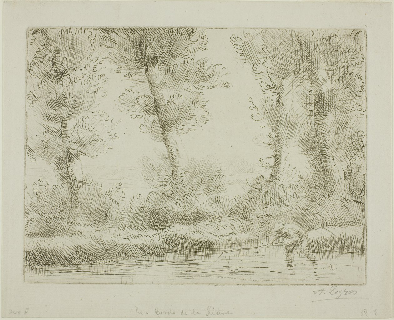 涟漪河畔 作者 阿方斯·莱格罗斯（Alphonse Legros）