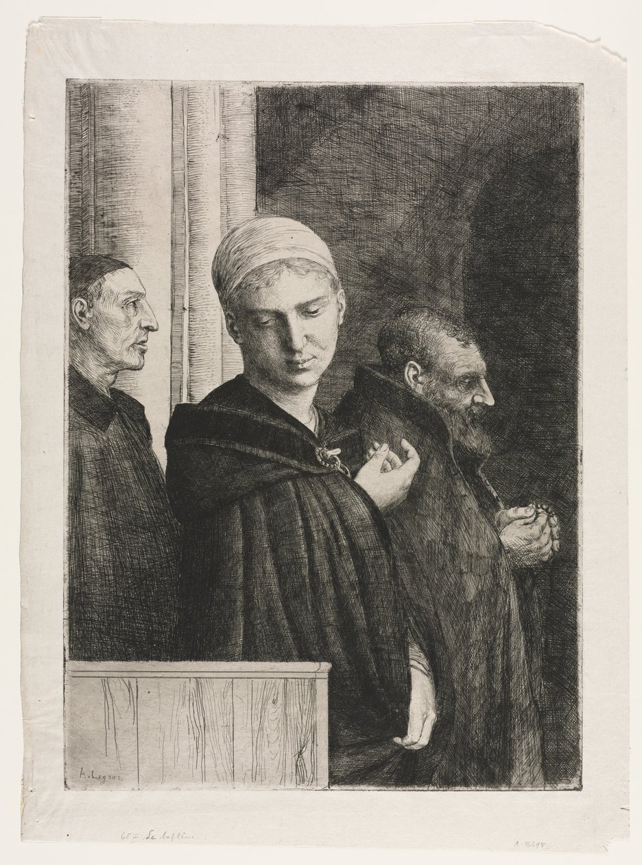 洗礼 作者 阿方斯·莱格罗斯（Alphonse Legros）