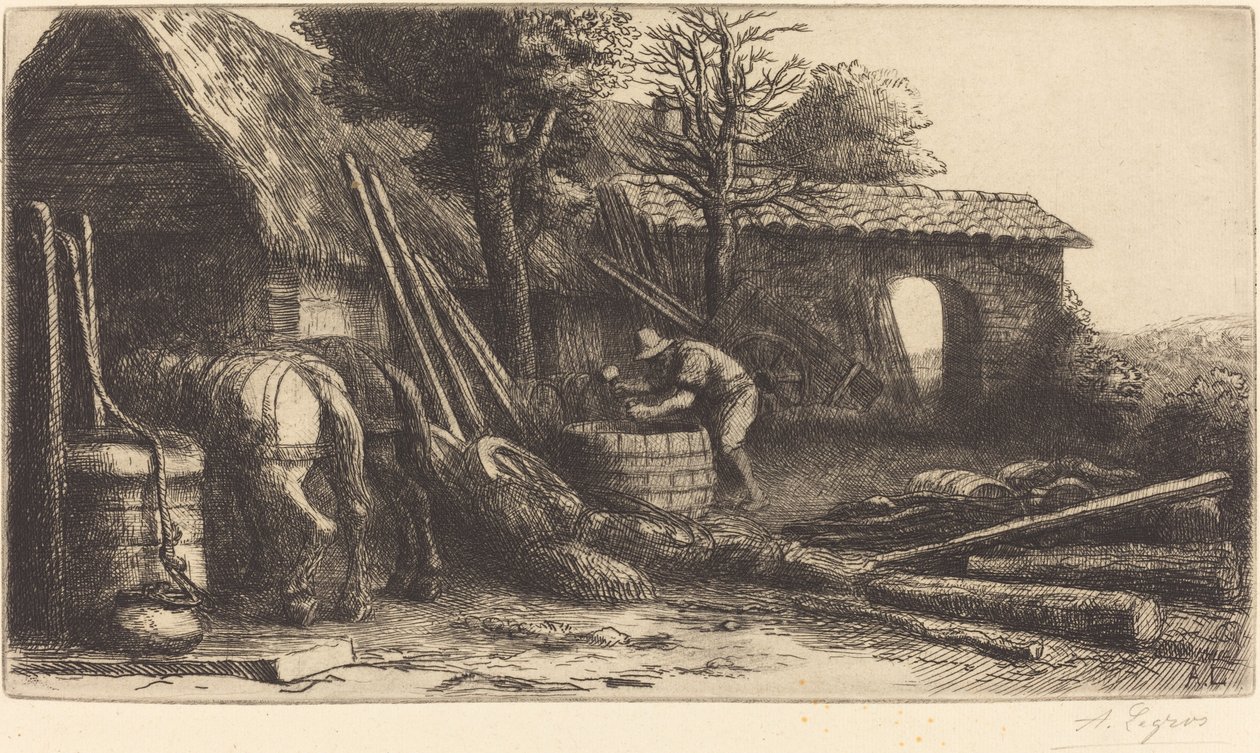 库珀（Le tonnelier） 作者 阿方斯·莱格罗斯（Alphonse Legros）