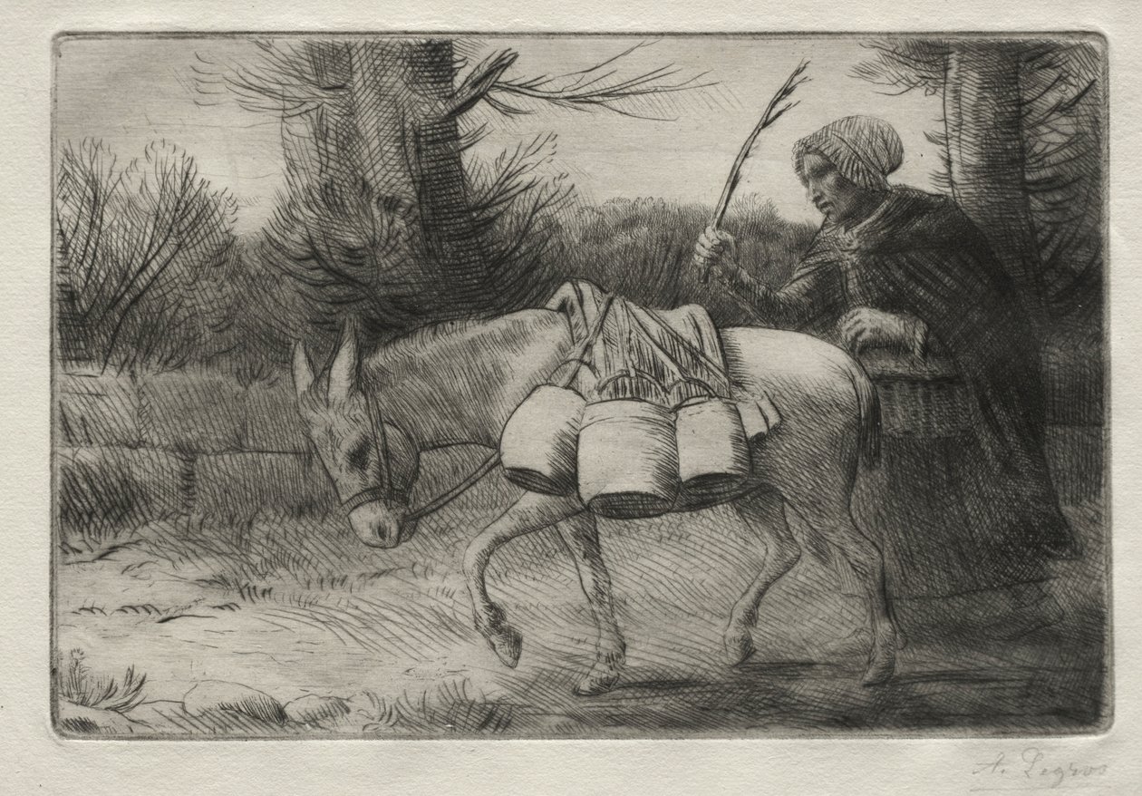 布洛涅第三板块的女mai。 作者 阿方斯·莱格罗斯（Alphonse Legros）