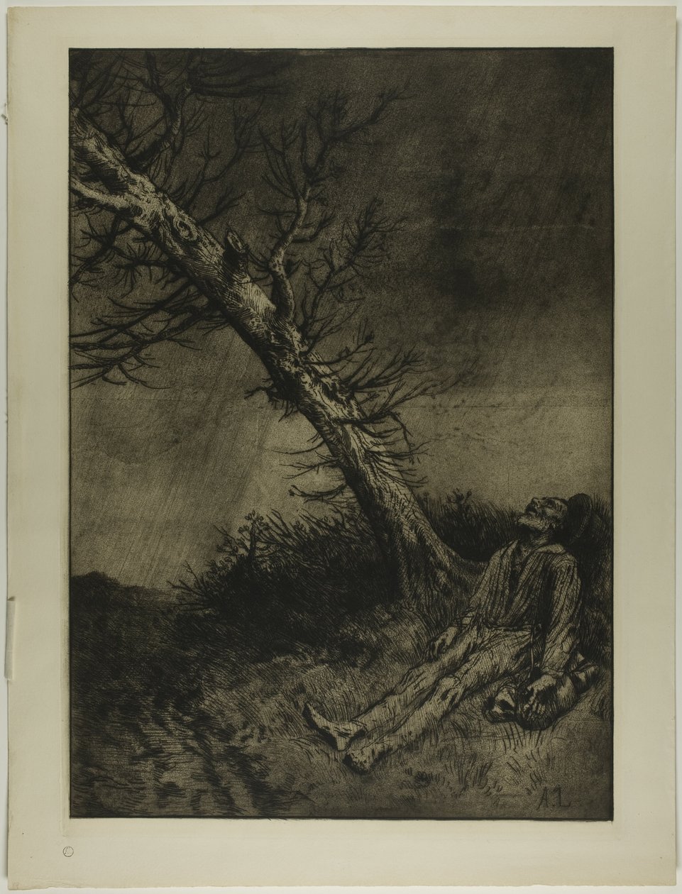 流浪者之死 作者 阿方斯·莱格罗斯（Alphonse Legros）