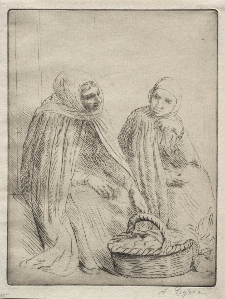 鸡蛋商人（第 1 盘） 作者 阿方斯·莱格罗斯（Alphonse Legros）