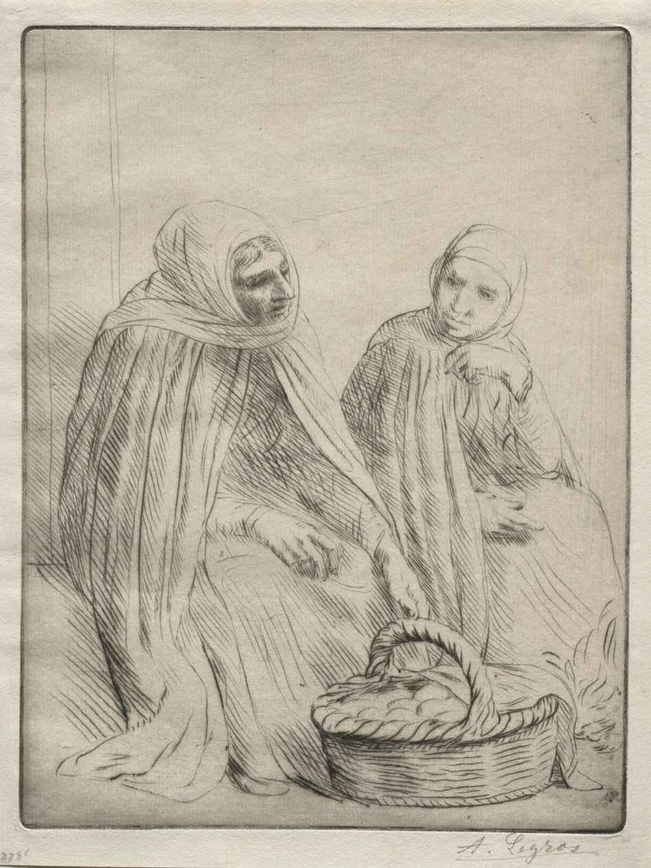 蛋商人第一盘。 作者 阿方斯·莱格罗斯（Alphonse Legros）