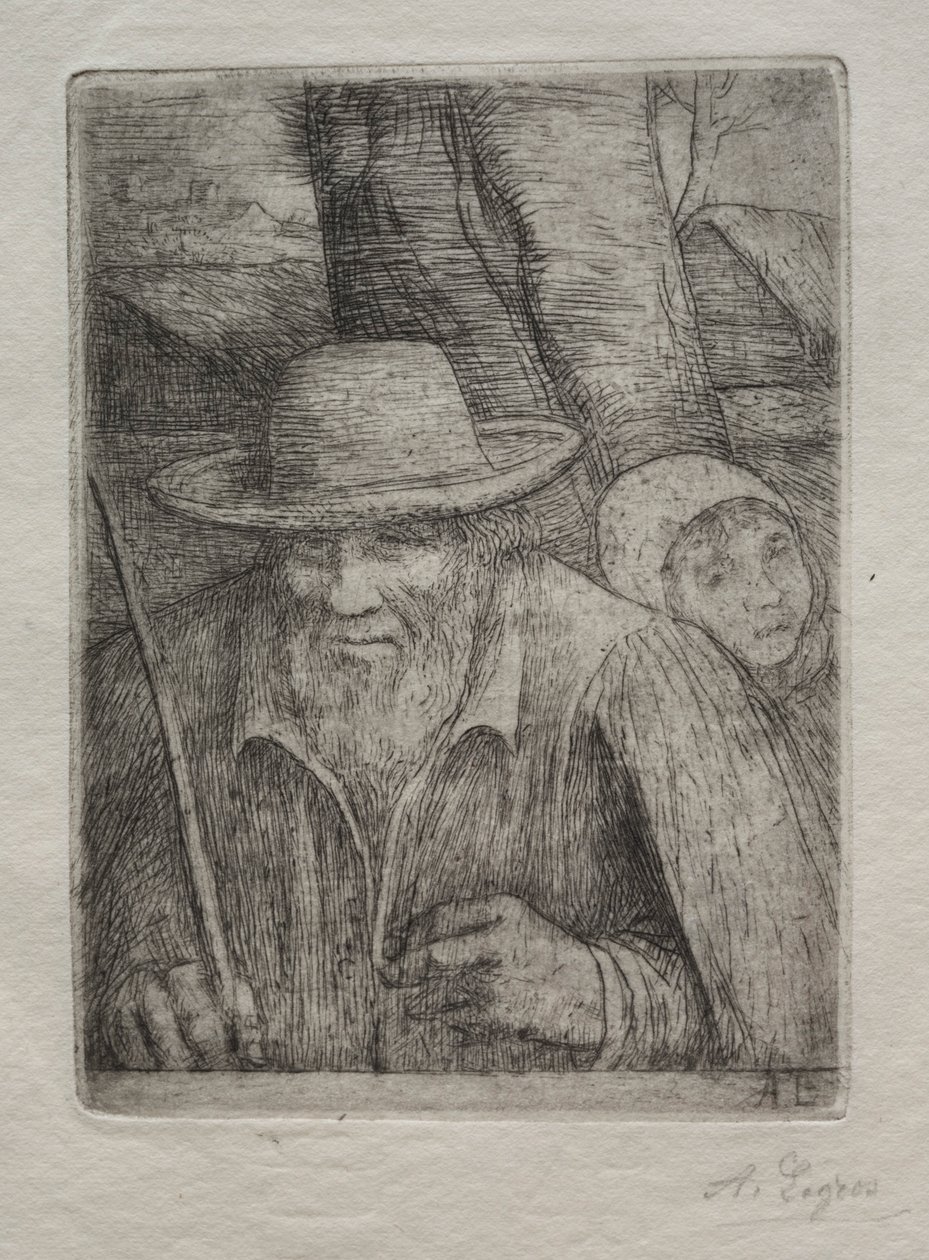 农民。 作者 阿方斯·莱格罗斯（Alphonse Legros）