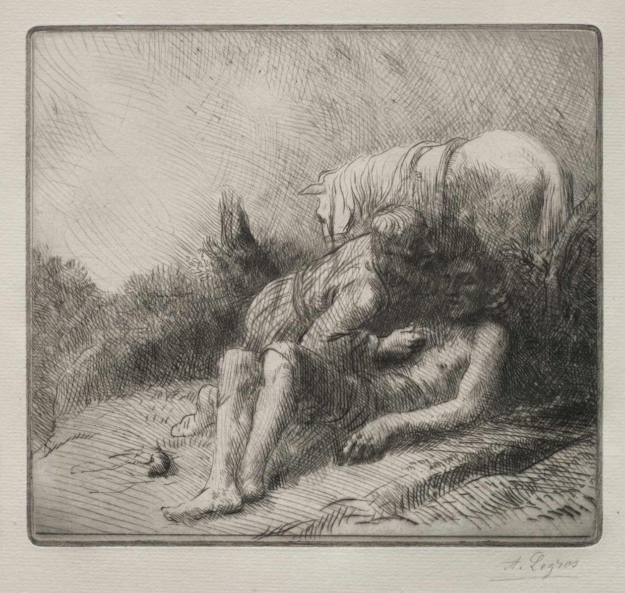 好撒玛利亚人 作者 阿方斯·莱格罗斯（Alphonse Legros）