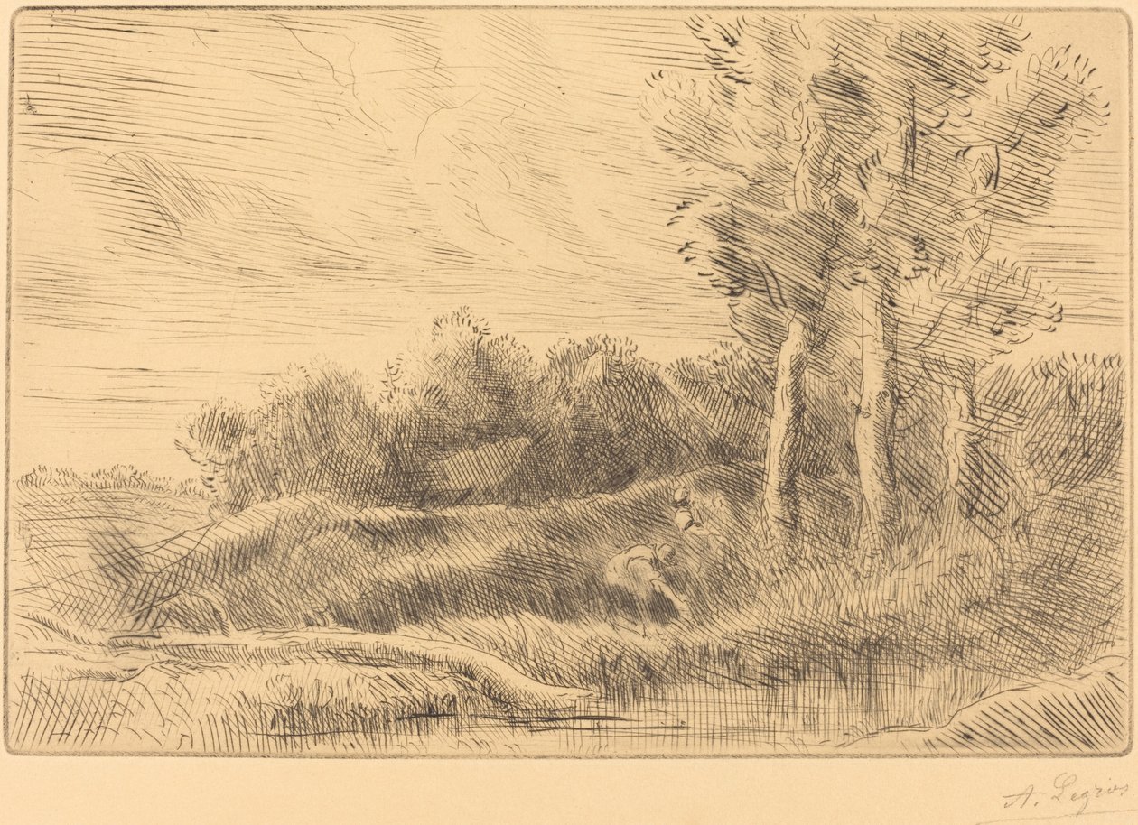 井之屋 La maison du puits. 作者 阿方斯·莱格罗斯（Alphonse Legros）