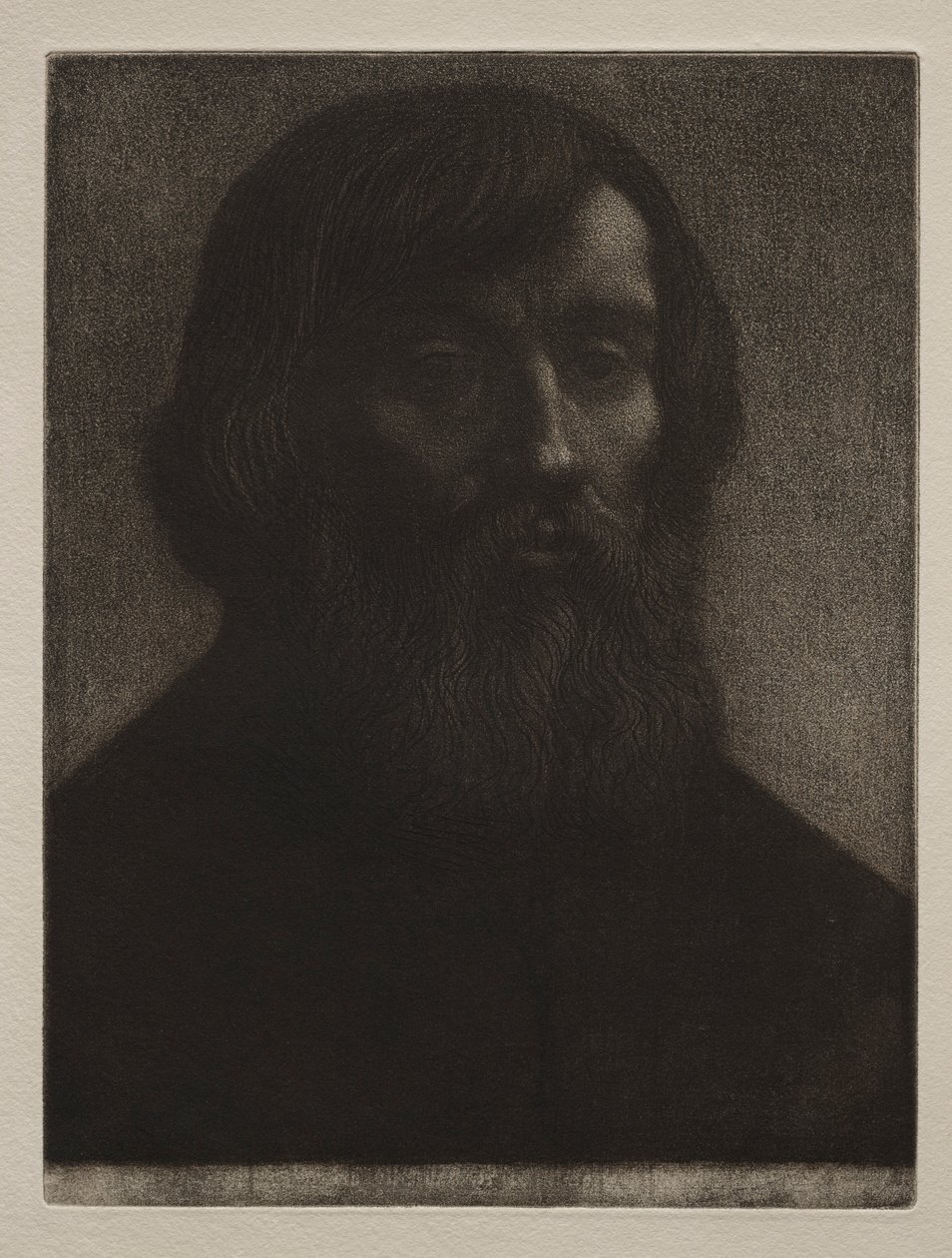 诗人。 作者 阿方斯·莱格罗斯（Alphonse Legros）