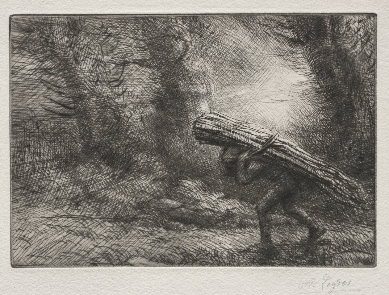 重返小屋 作者 阿方斯·莱格罗斯（Alphonse Legros）