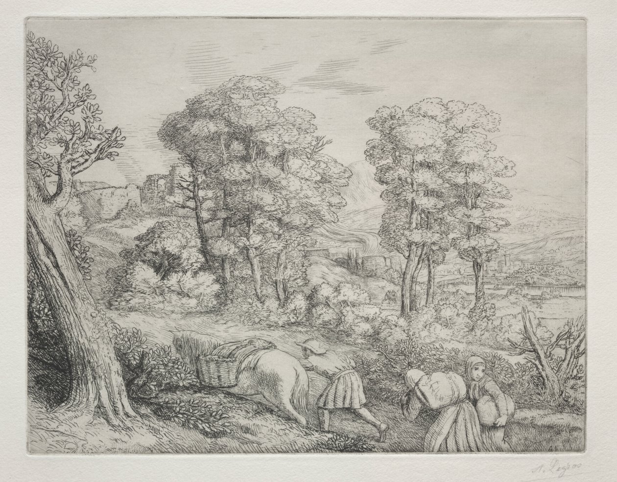 回到农场》（Le Retour à la Ferme） 作者 阿方斯·莱格罗斯（Alphonse Legros）