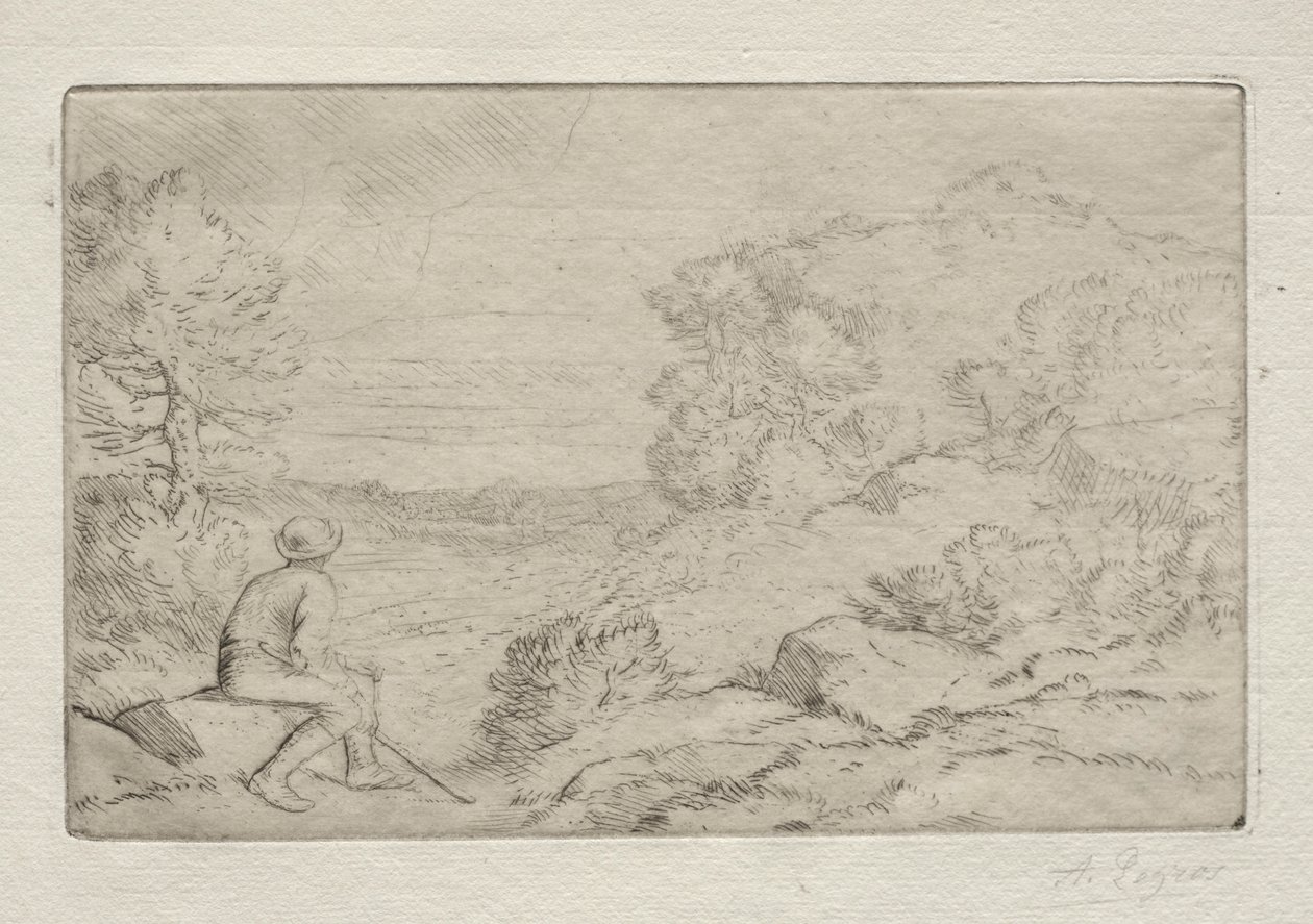 石头。 作者 阿方斯·莱格罗斯（Alphonse Legros）