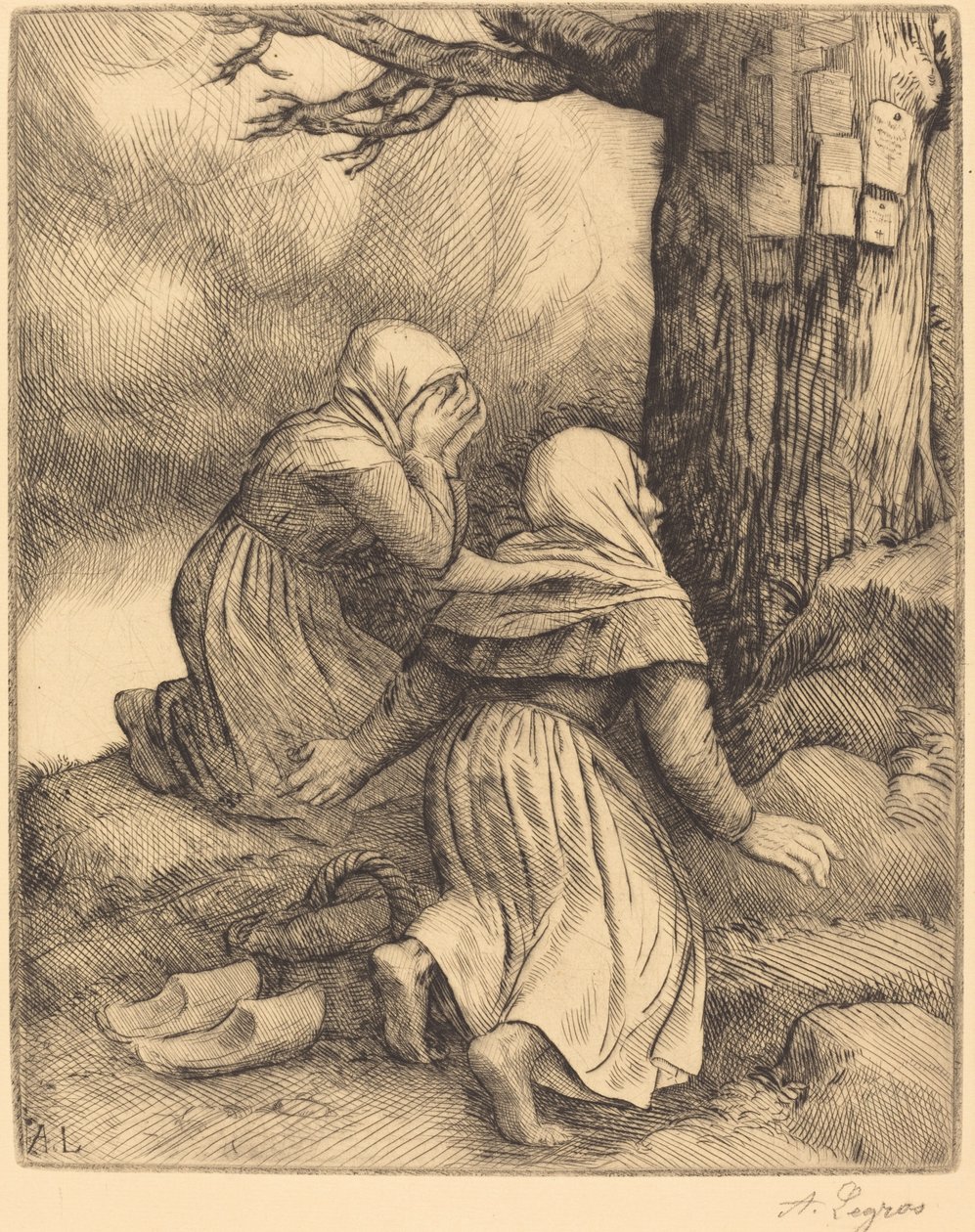 救赎之树 作者 阿方斯·莱格罗斯（Alphonse Legros）