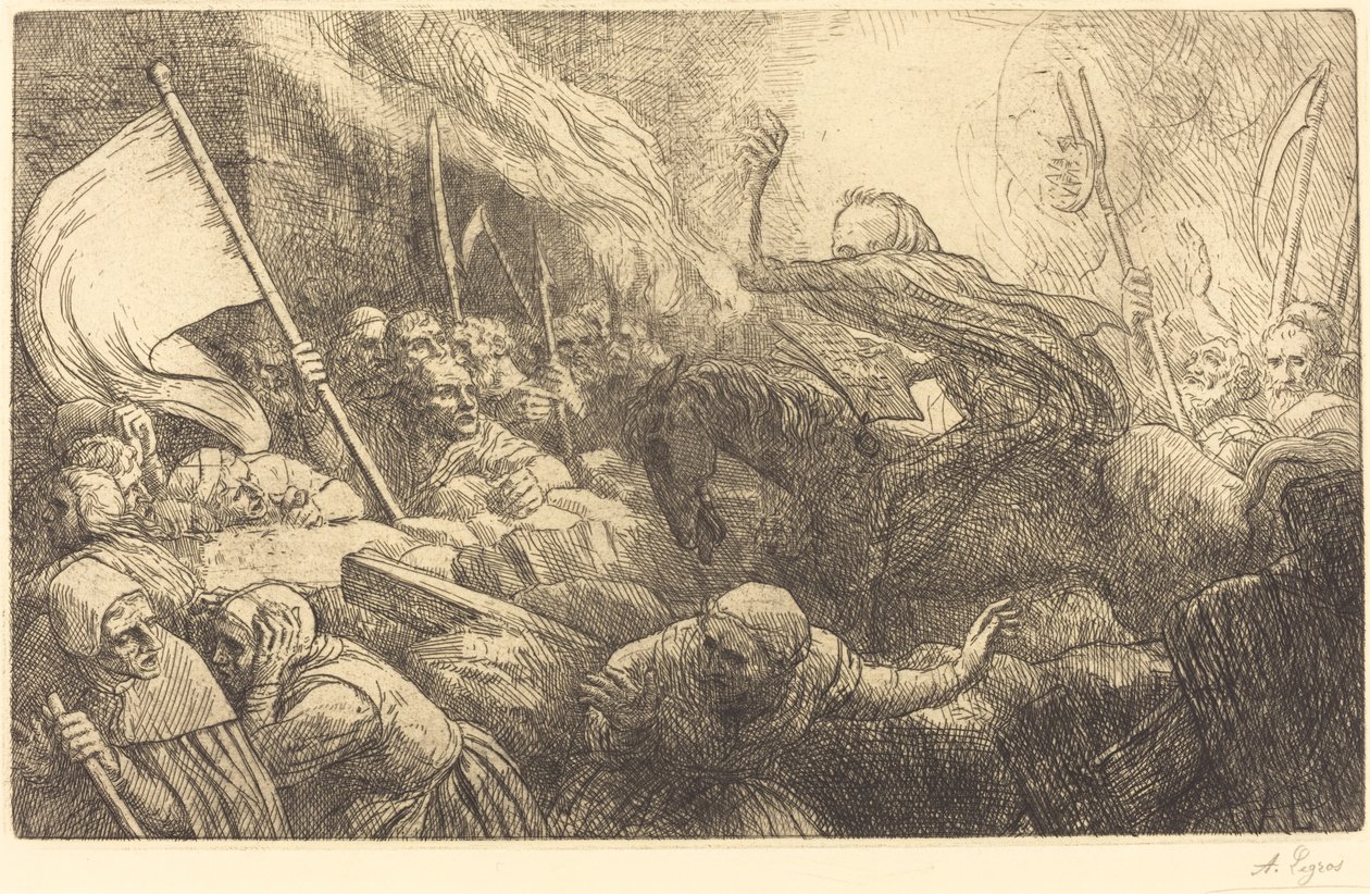 死亡的胜利死亡的胜利：宣告 作者 阿方斯·莱格罗斯（Alphonse Legros）