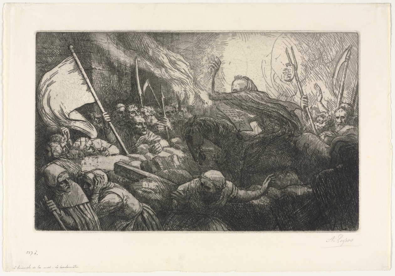 死亡的胜利  宣告 作者 阿方斯·莱格罗斯（Alphonse Legros）