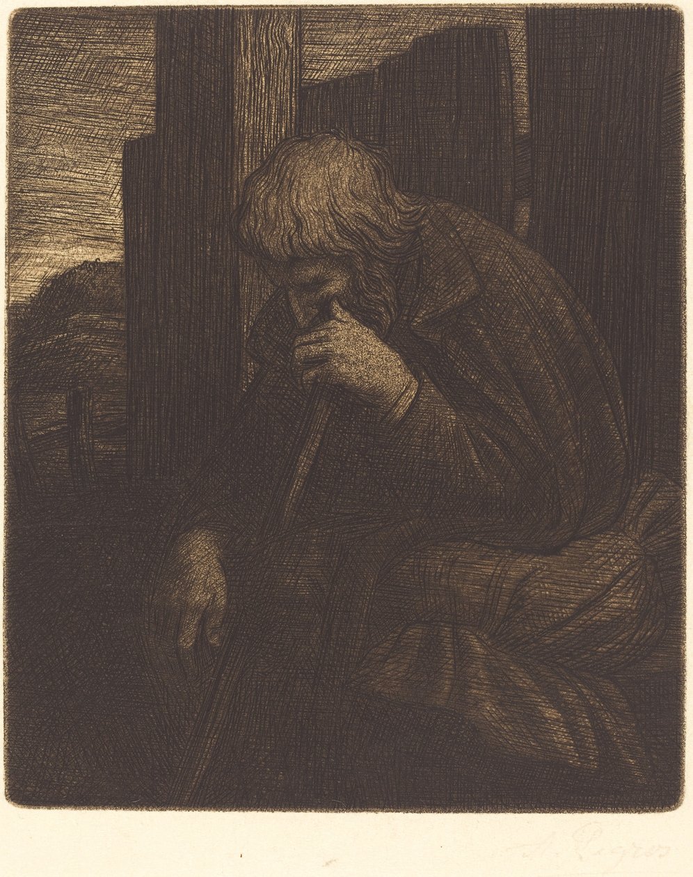 思想者 作者 阿方斯·莱格罗斯（Alphonse Legros）