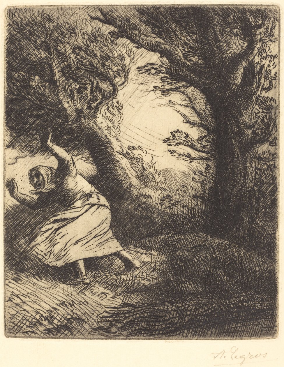 雷声 (Un coup de foudre) 作者 阿方斯·莱格罗斯（Alphonse Legros）