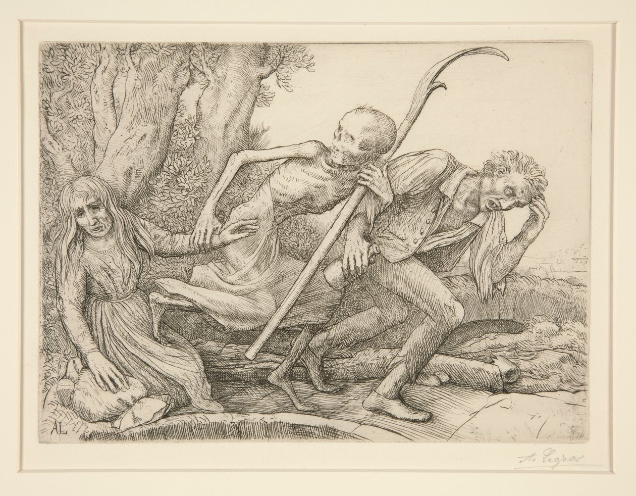 死神的胜利：死神禁锢 L 作者 阿方斯·莱格罗斯（Alphonse Legros）