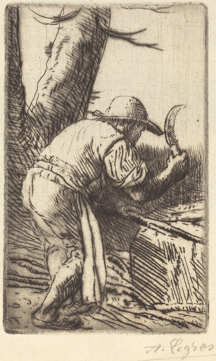 剪树枝的人 剪树枝的人。 作者 阿方斯·莱格罗斯（Alphonse Legros）