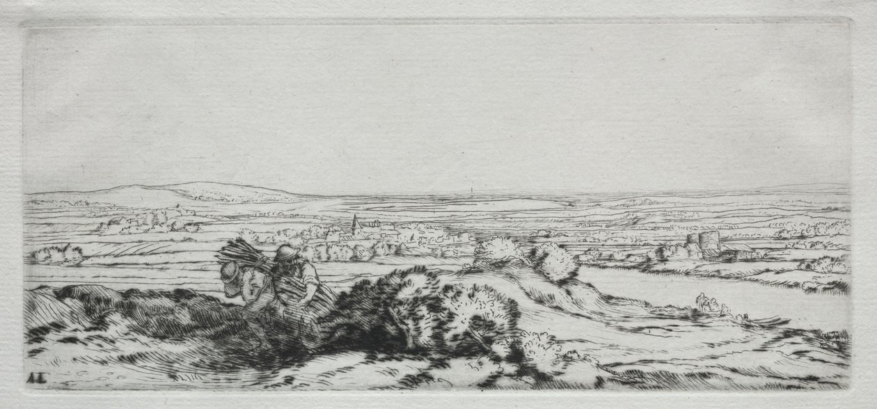 沙丘谷La Vallee des Dunes。 作者 阿方斯·莱格罗斯（Alphonse Legros）