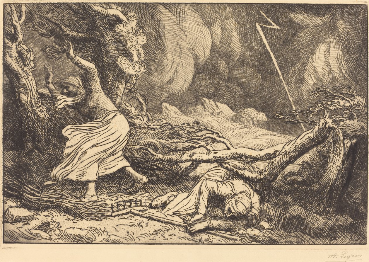 闪电的受害者(Victimes de la foudre) 作者 阿方斯·莱格罗斯（Alphonse Legros）