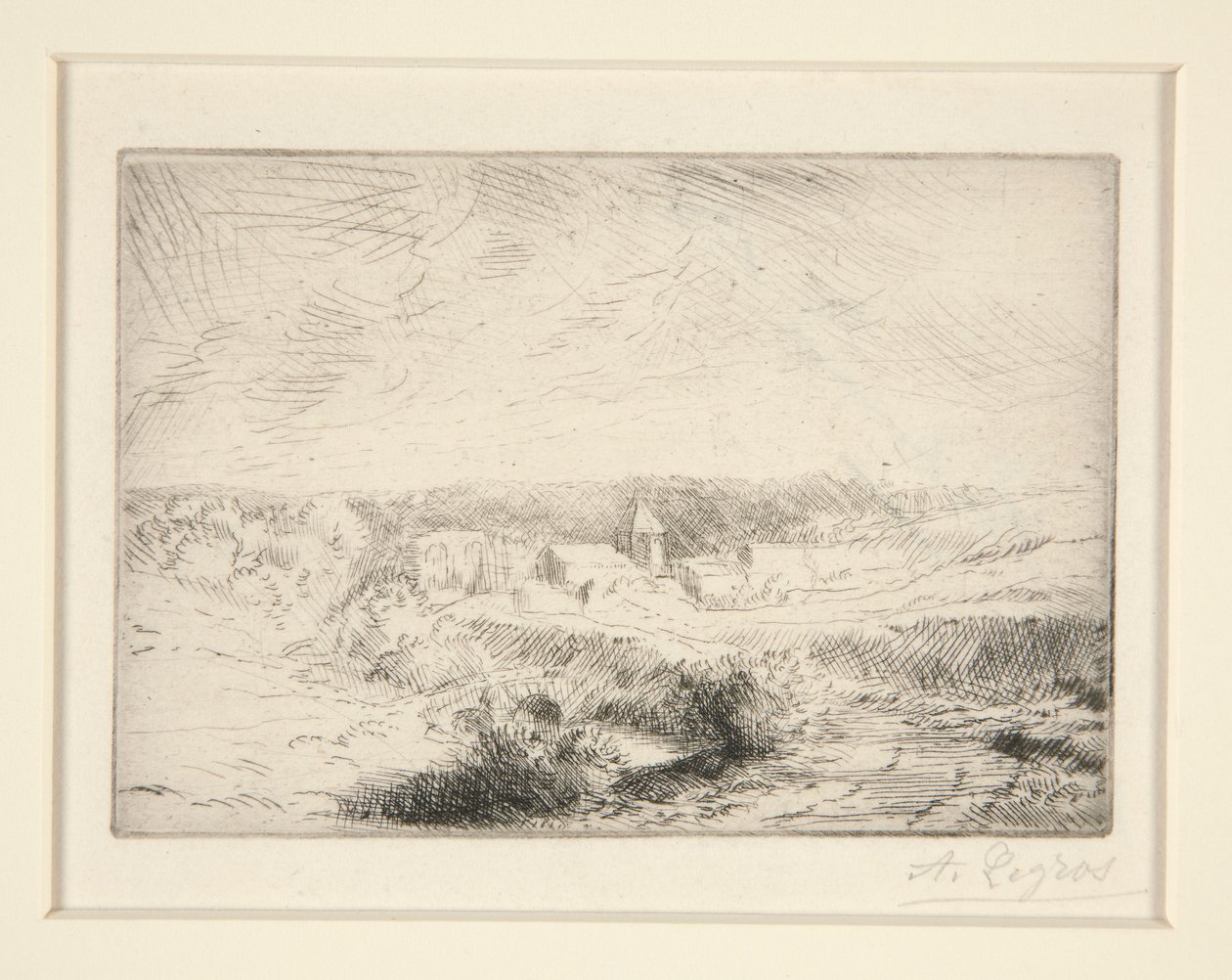 布洛涅附近的维米尔村 作者 阿方斯·莱格罗斯（Alphonse Legros）