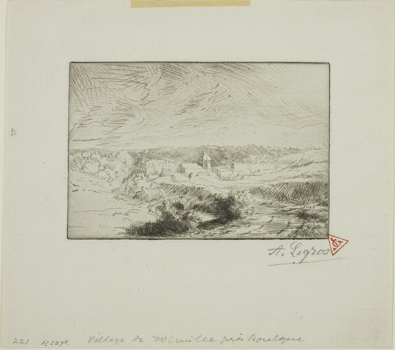 布洛涅附近的维米勒村 作者 阿方斯·莱格罗斯（Alphonse Legros）