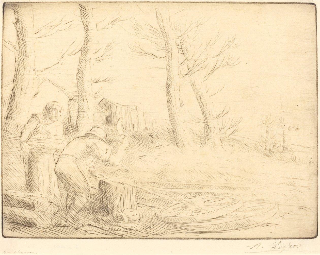 车工 作者 阿方斯·莱格罗斯（Alphonse Legros）