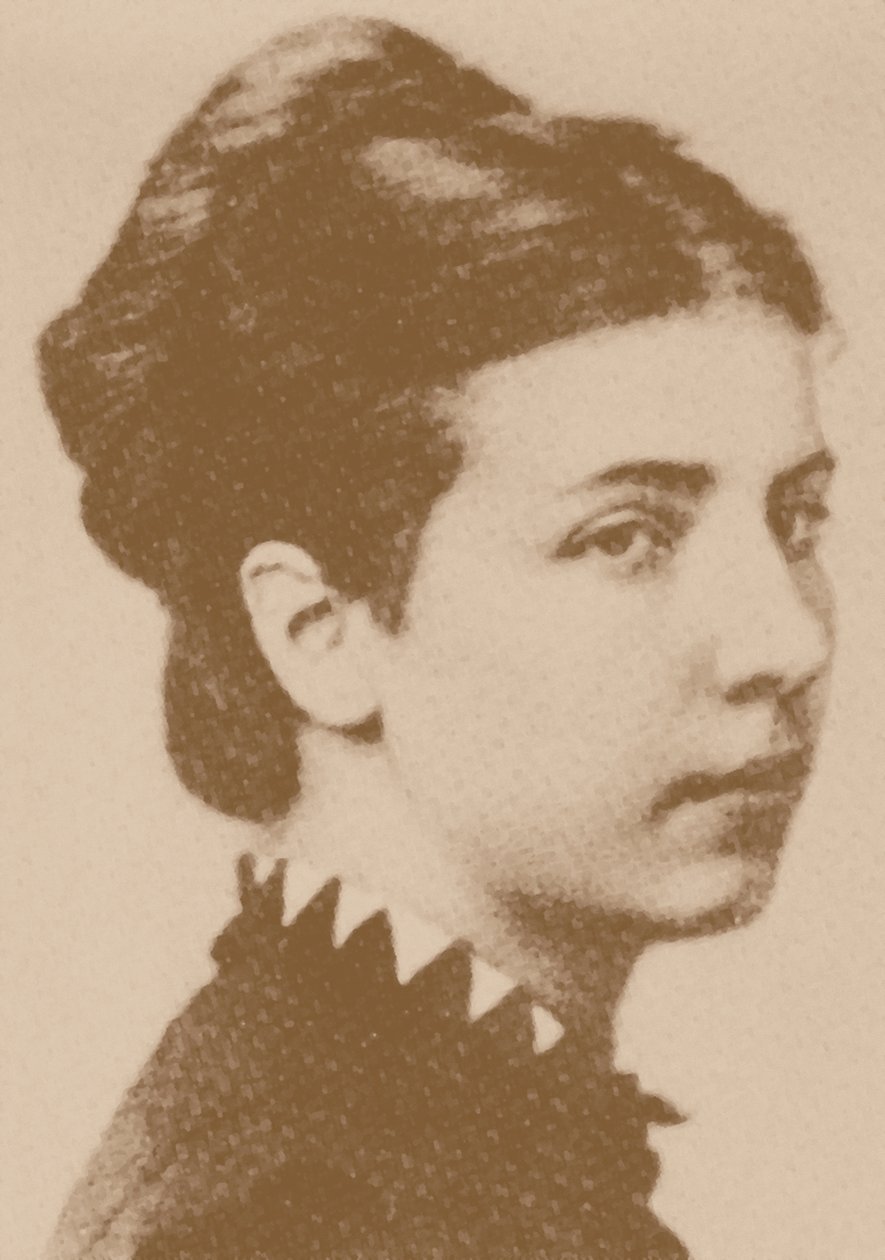 Yelisaveta Lukinichna Dmitrieva，nee Kusheleva 1850-1918，1871年 作者 阿方斯·李伯特