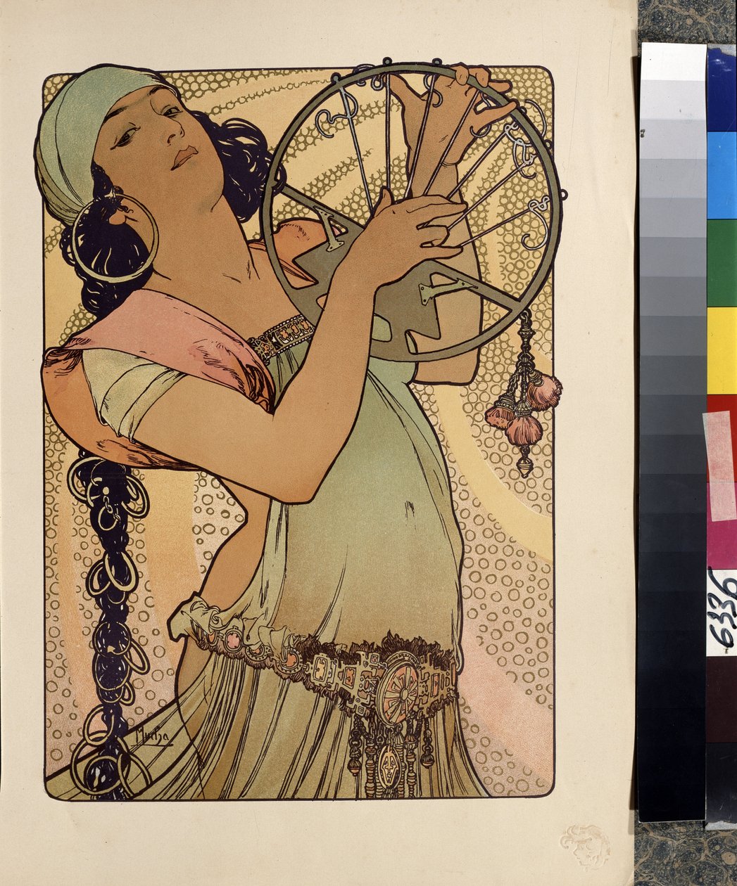 莎乐美Oeuvre de Alfons Maria Mucha (Alphonse Marie Mucha) 作者 阿尔方斯·玛丽·穆夏