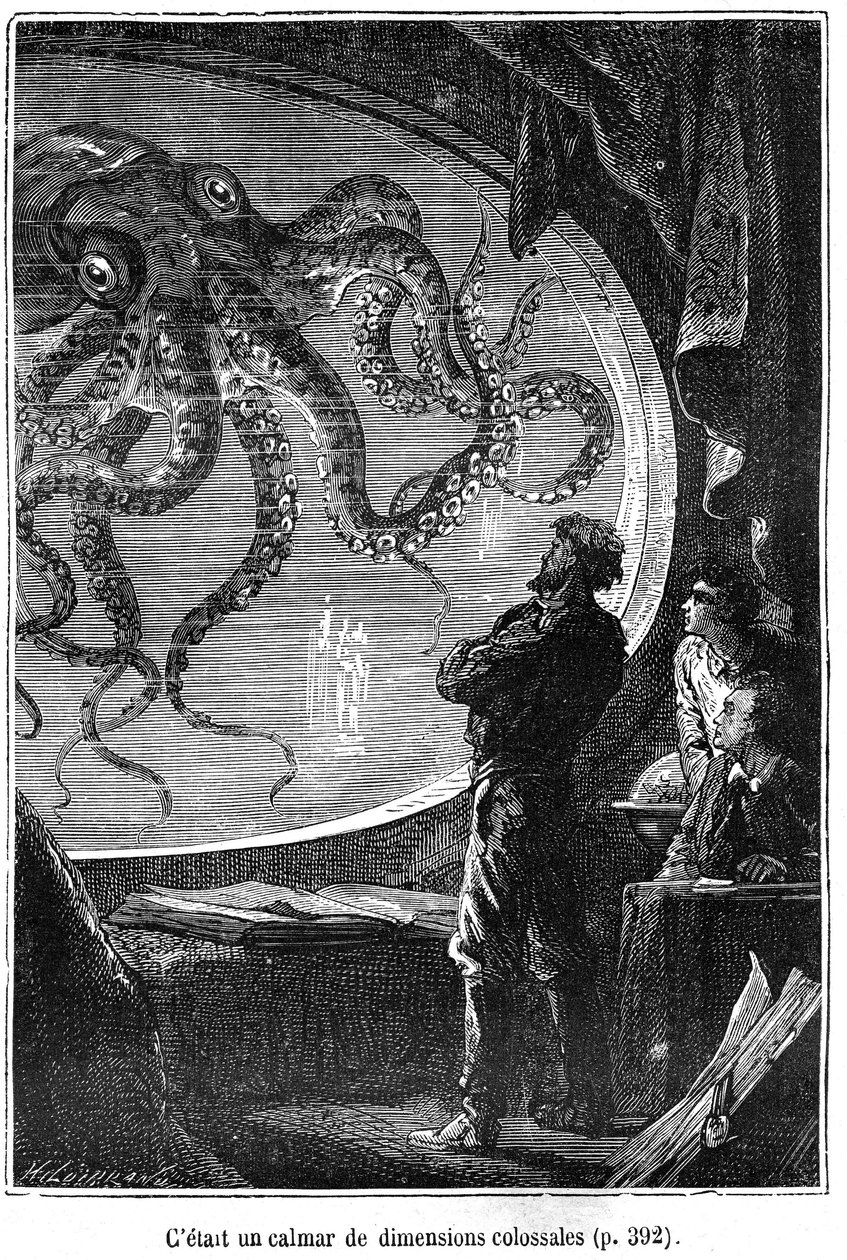 "海下两万里格" 作者 阿方斯·玛丽·德·诺伊维尔