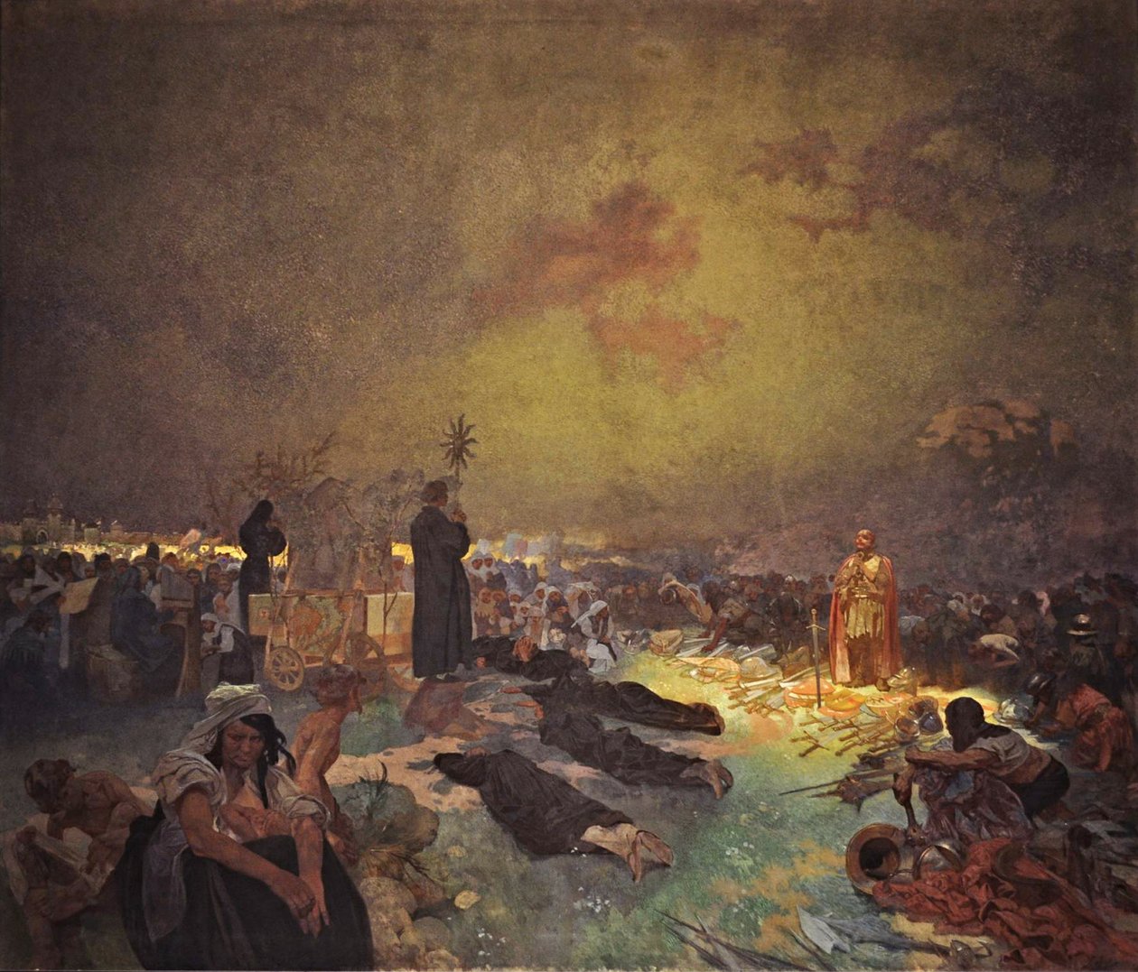 维特科夫山战役之后斯拉夫史诗周期 作者 阿方斯·慕夏