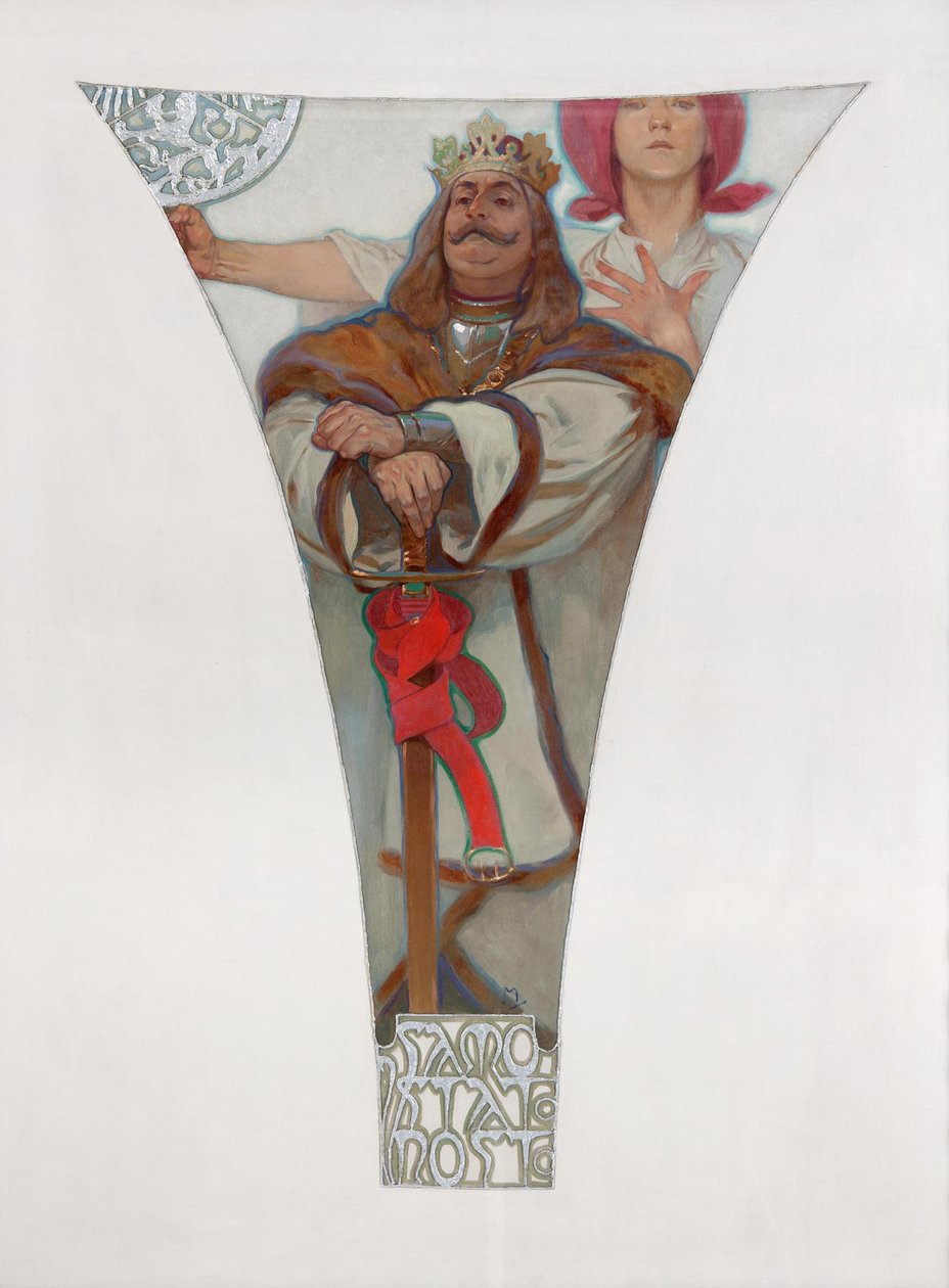 乔治·波德布拉迪（George of Podebrady），1911年 作者 阿方斯·慕夏