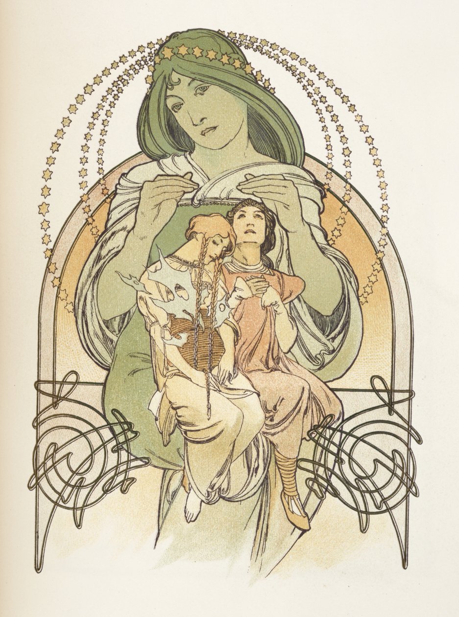 插图来自Ilsee，公主de的黎波里，1897年 作者 阿方斯·慕夏