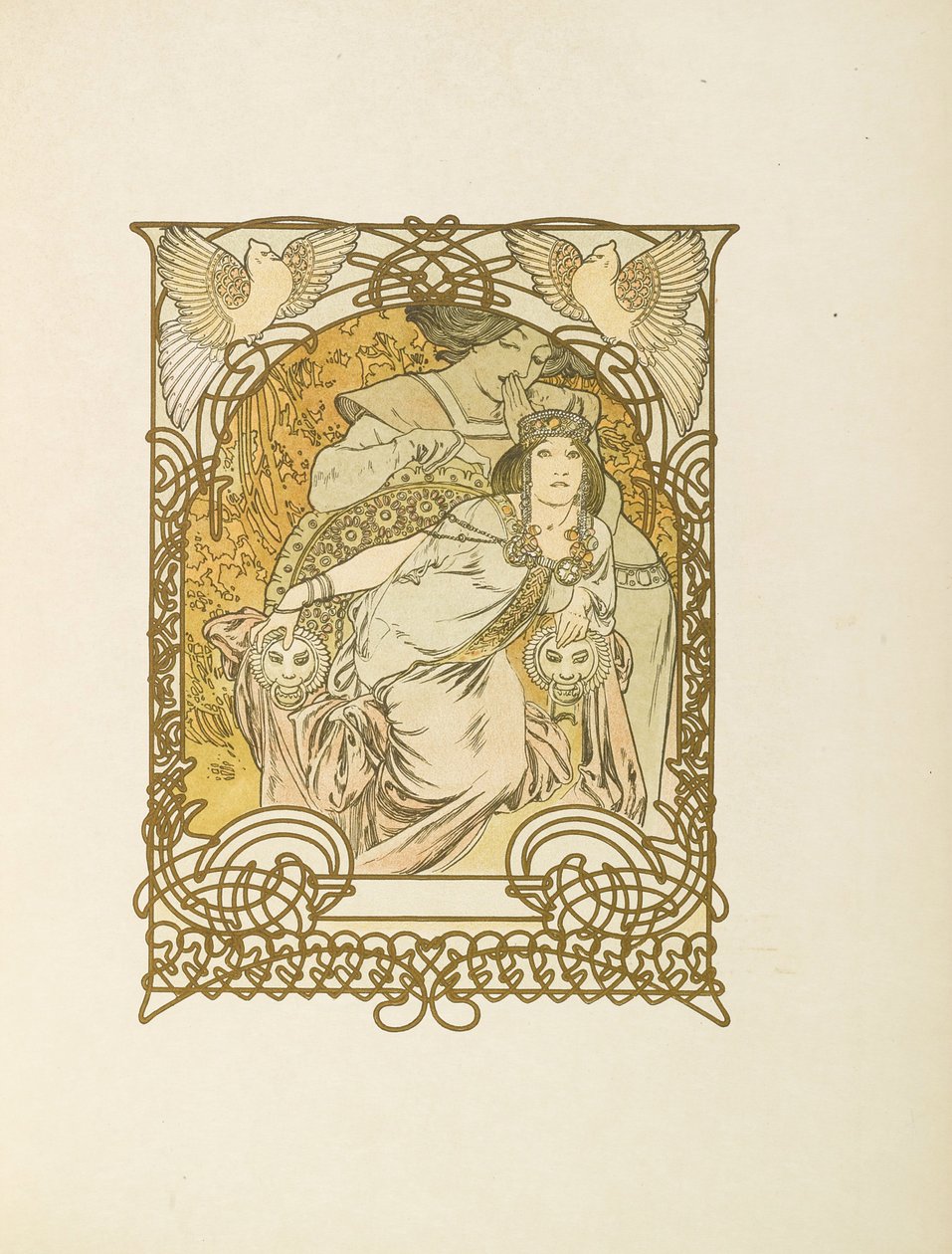 伊黎丝，的黎波里公主，罗伯特·德·弗勒斯，1897年 作者 阿方斯·慕夏