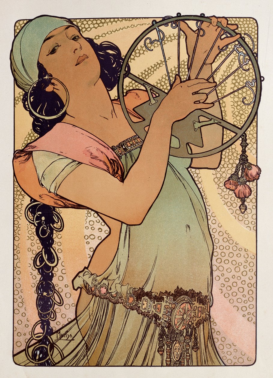 莎乐美，1897年。 作者 阿方斯·慕夏