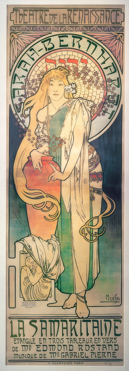 Sarah Bernhardt - La Samaritaine 作者 阿方斯·慕夏