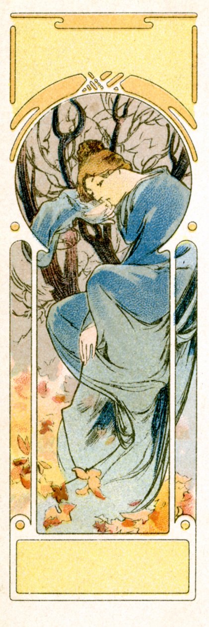 冬》，1900年 作者 阿方斯·慕夏
