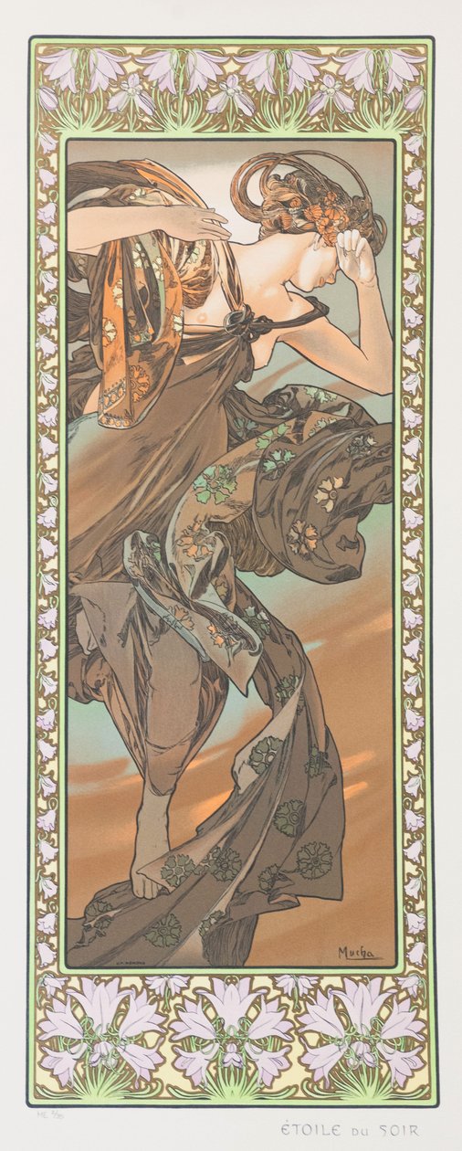 晚星，1902年。 作者 阿方斯·慕夏